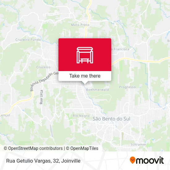 Rua Getulio Vargas, 32 map