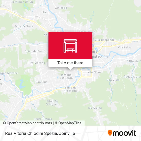 Rua Vitória Chiodini Spézia map