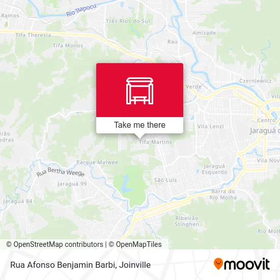 Rua Afonso Benjamin Barbi map
