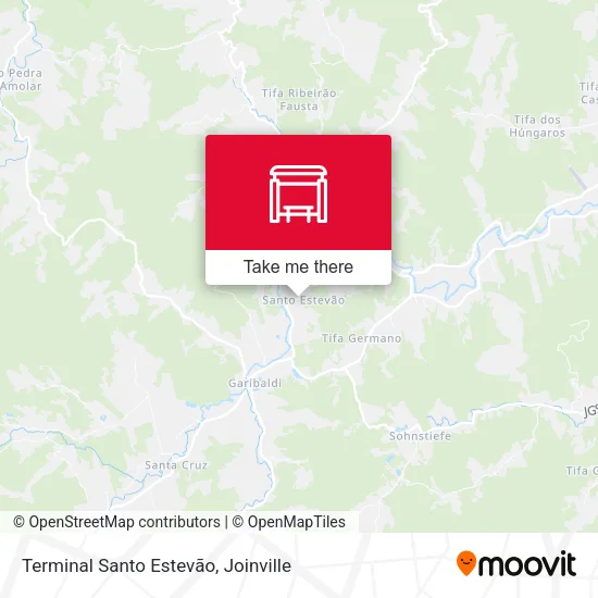 Terminal Santo Estevão map