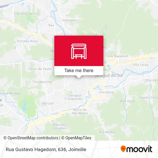 Rua Gustavo Hagedorn, 636 map