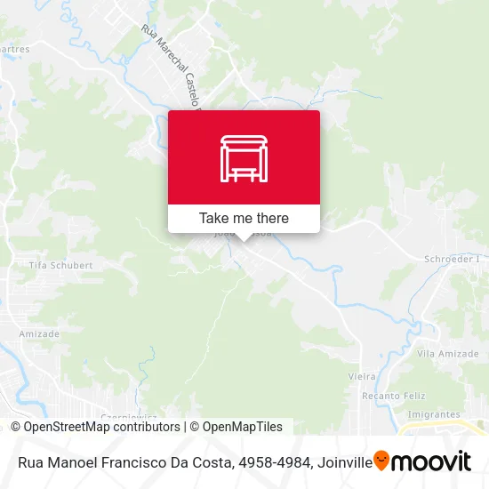 Rua Manoel Francisco Da Costa, 4958-4984 map