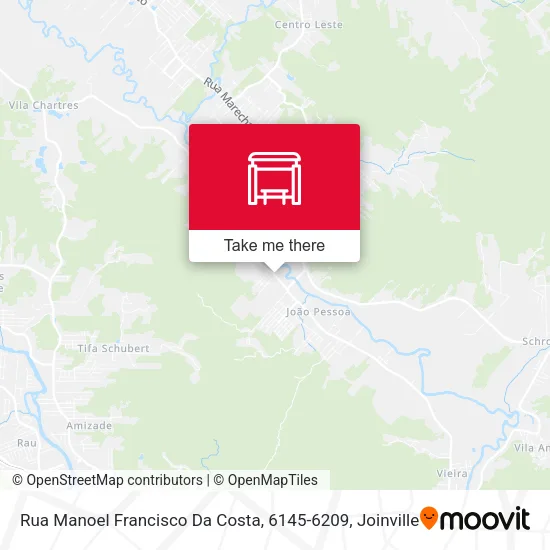 Rua Manoel Francisco Da Costa, 6145-6209 map