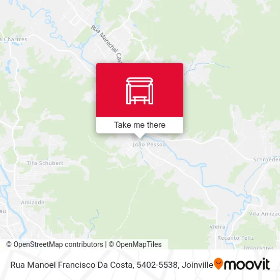 Rua Manoel Francisco Da Costa, 5402-5538 map