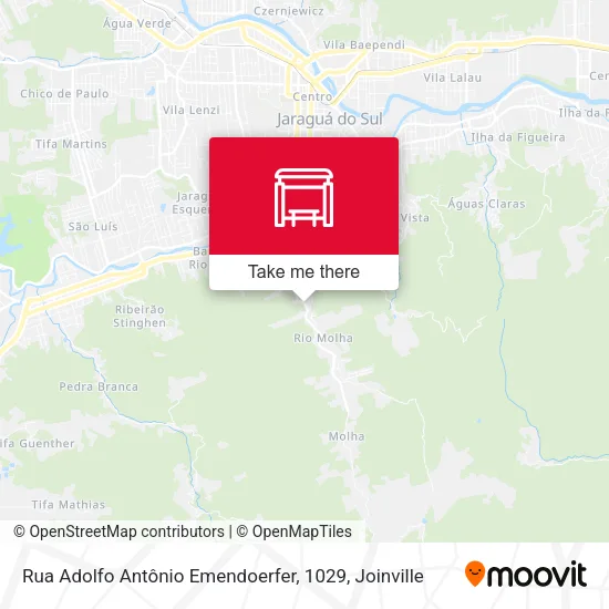 Rua Adolfo Antônio Emendoerfer, 1029 map
