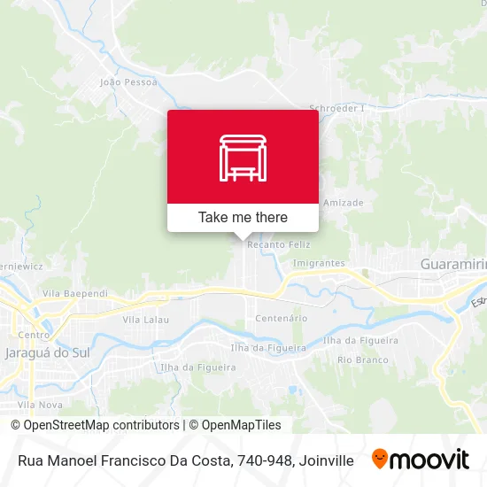 Rua Manoel Francisco Da Costa, 740-948 map