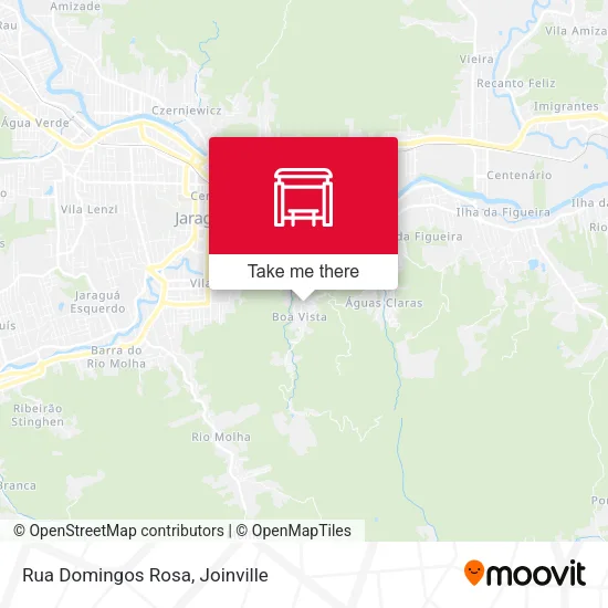 Mapa Rua Domingos Rosa