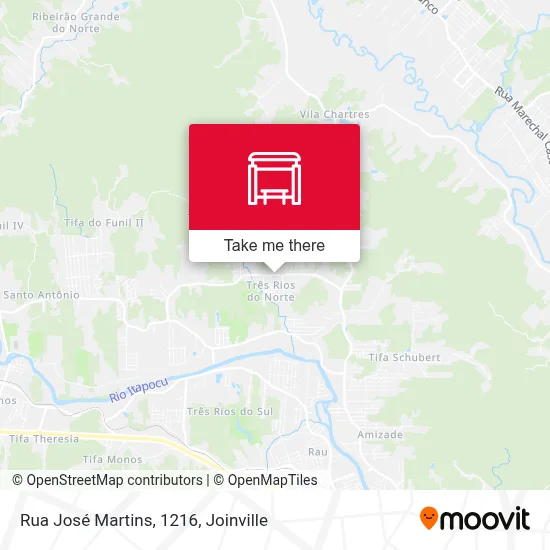 Rua José Martins, 1216 map