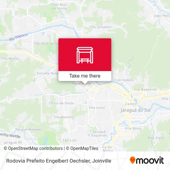 Rodovia Prefeito Engelbert Oechsler map