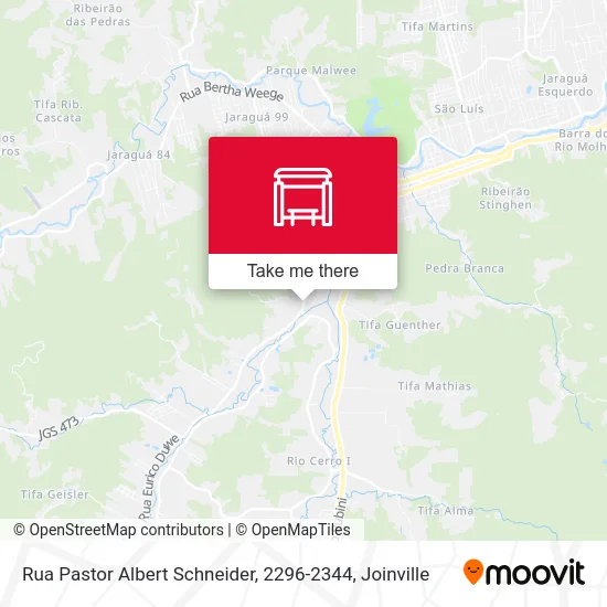 Rua Pastor Albert Schneider, 2296-2344 map