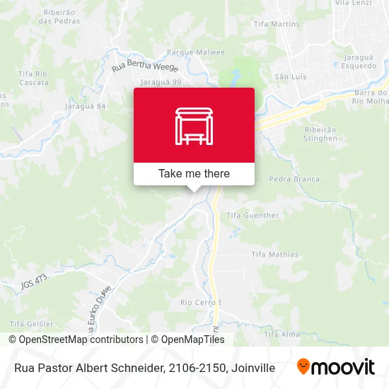 Rua Pastor Albert Schneider, 2106-2150 map