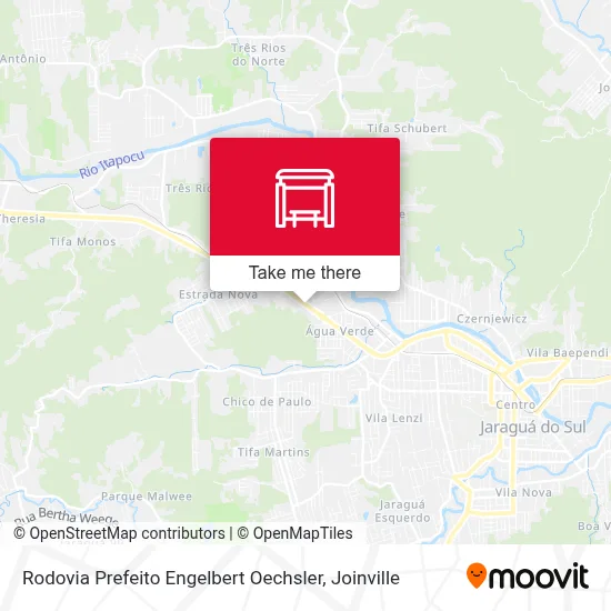 Rodovia Prefeito Engelbert Oechsler map
