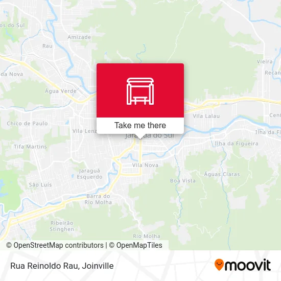 Rua Reinoldo Rau map