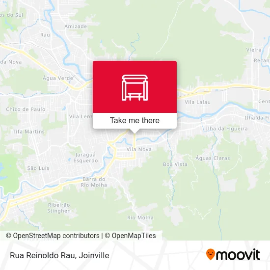 Rua Reinoldo Rau map