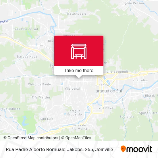 Rua Padre Alberto Romuald Jakobs, 265 map