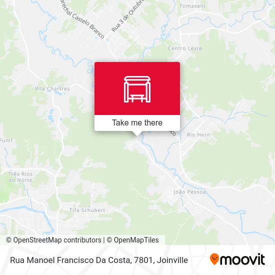 Rua Manoel Francisco Da Costa, 7801 map