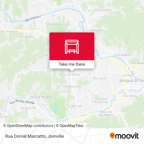 Rua Dorval Marcatto map