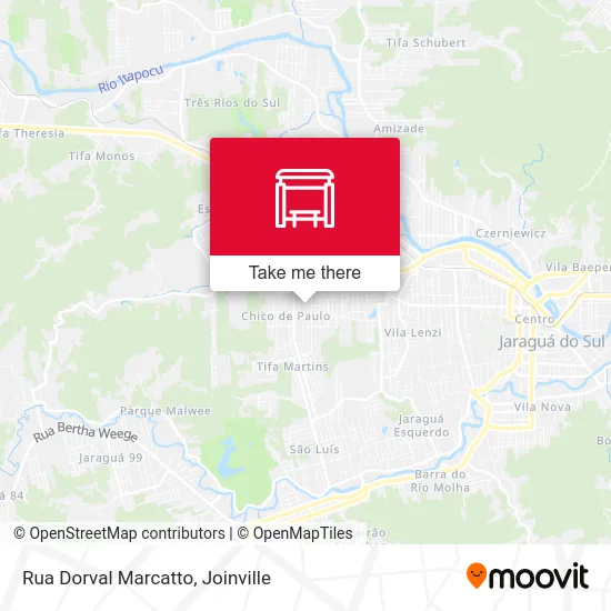 Rua Dorval Marcatto map