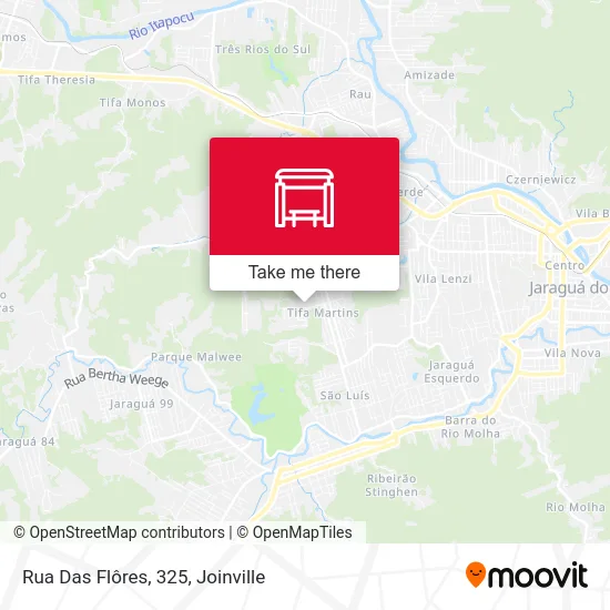Rua Das Flôres, 325 map