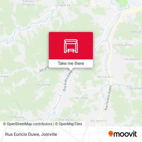 Rua Euricio Duwe map