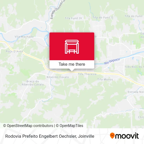 Rodovia Prefeito Engelbert Oechsler map