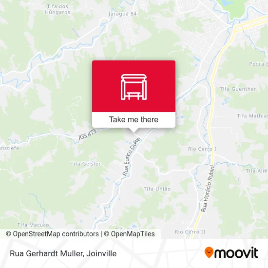 Rua Gerhardt Muller map