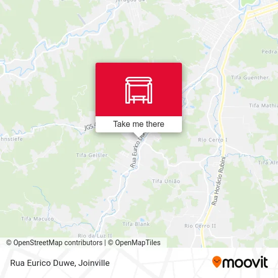 Rua Eurico Duwe map