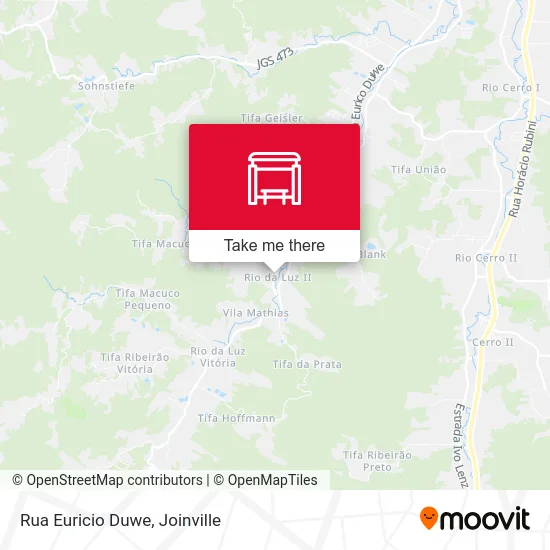 Rua Euricio Duwe map