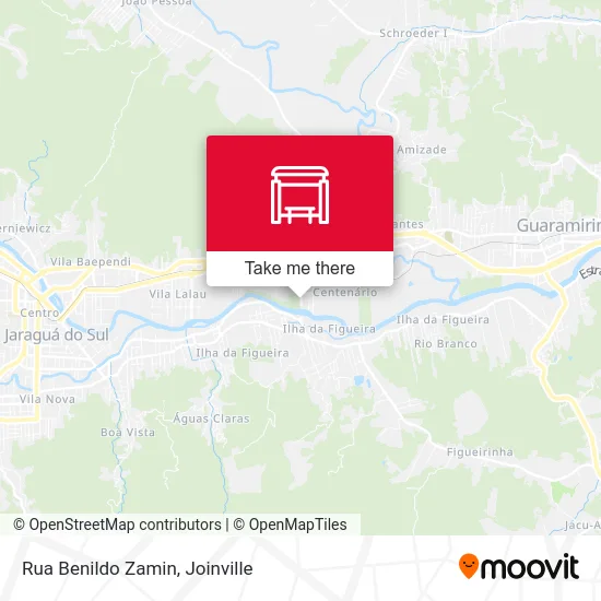 Rua Benildo Zamin map