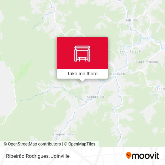 Ribeirão Rodrigues map