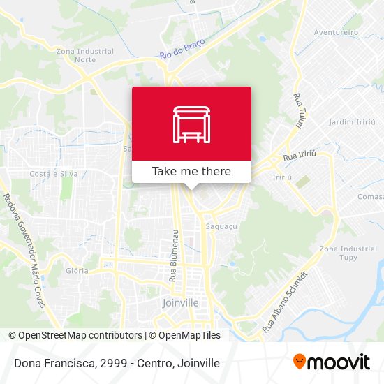Mapa Dona Francisca, 2999 - Centro