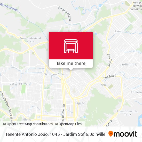 Tenente Antônio João, 1045 - Jardim Sofia map