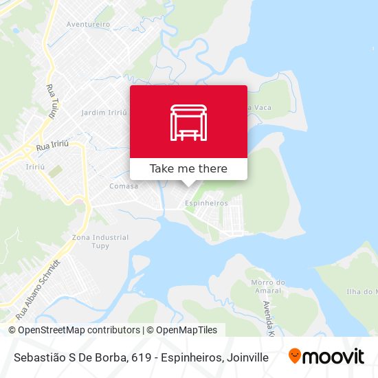 Sebastião S De Borba, 619 - Espinheiros map
