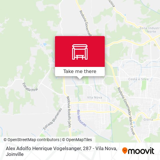 Mapa Alex Adolfo Henrique Vogelsanger, 287 - Vila Nova