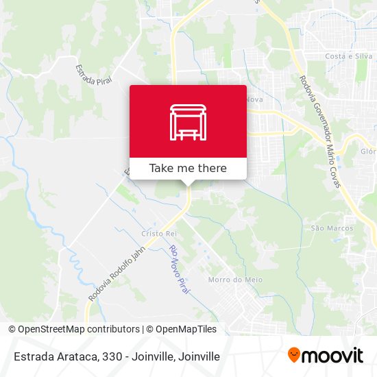 Mapa Estrada Arataca, 330 - Joinville