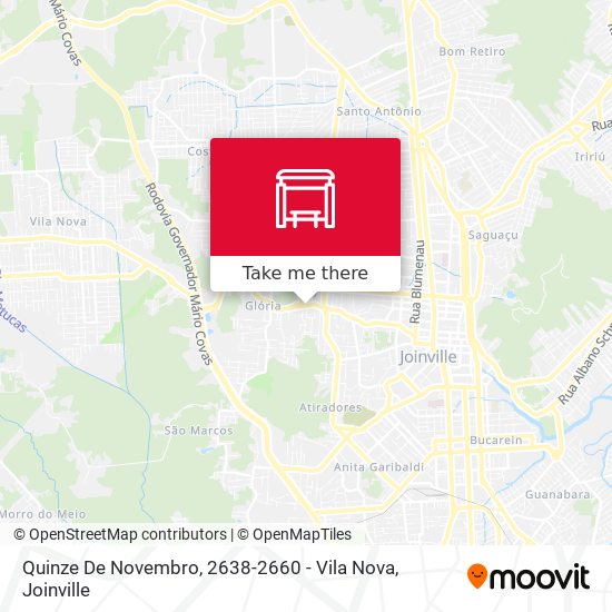 Quinze De Novembro, 2638-2660 - Vila Nova map