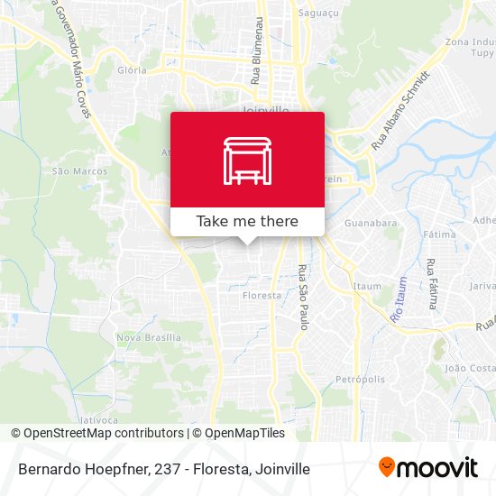 Bernardo Hoepfner, 237 - Floresta map