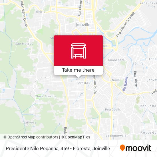 Presidente Nilo Peçanha, 459 - Floresta map