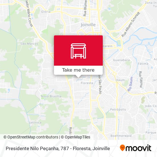 Presidente Nilo Peçanha, 787 - Floresta map