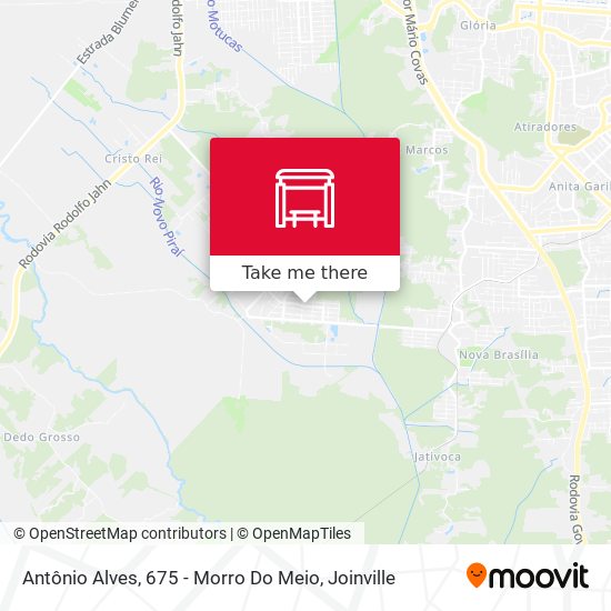 Antônio Alves, 675 - Morro Do Meio map