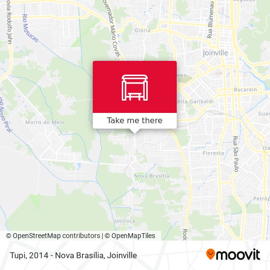 Tupi, 2014 - Nova Brasília map