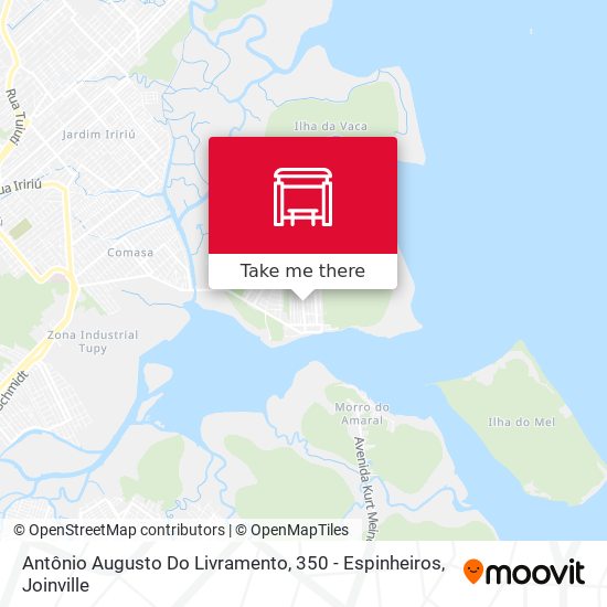 Antônio Augusto Do Livramento, 350 - Espinheiros map