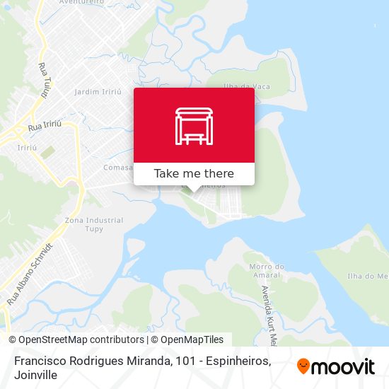 Francisco Rodrigues Miranda, 101 - Espinheiros map