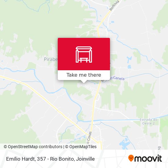 Emílio Hardt, 357 - Rio Bonito map
