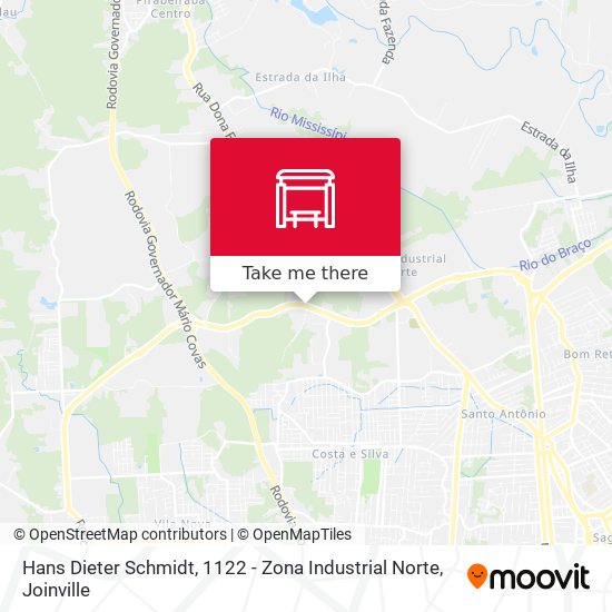 Mapa Hans Dieter Schmidt, 1122 - Zona Industrial Norte