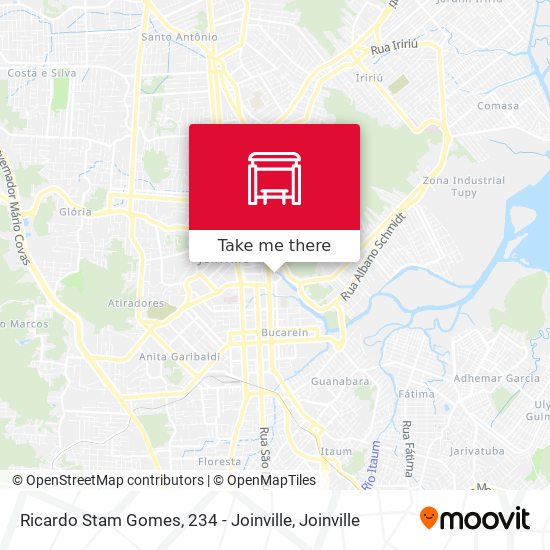 Ricardo Stam Gomes, 234 - Joinville map