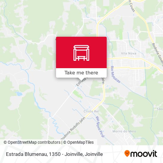 Estrada Blumenau, 1350 - Joinville map