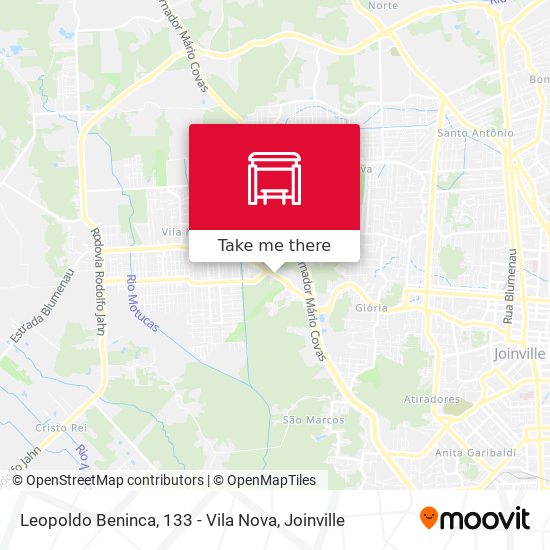 Leopoldo Beninca, 133 - Vila Nova map