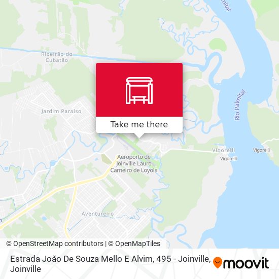 Estrada João De Souza Mello E Alvim, 495 - Joinville map