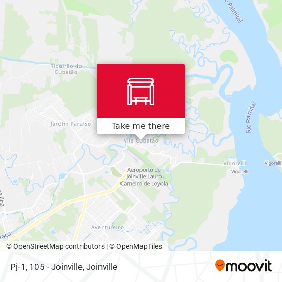 Mapa Pj-1, 105 - Joinville